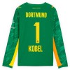 Camiseta de fútbol Portero Manga Larga Borussia Dortmund Kobel 1 2025-26 Verde - Hombre